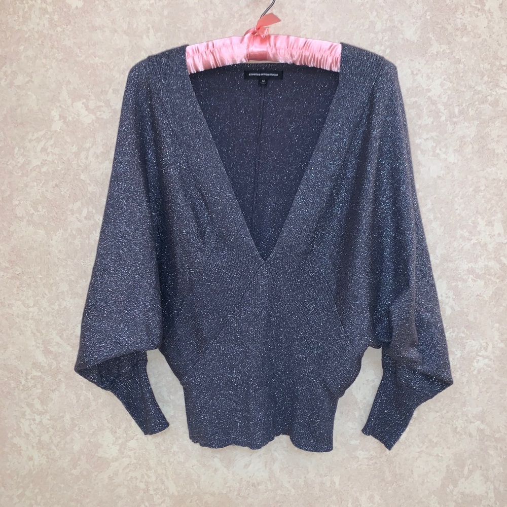 Express Design Studio Shimmer Blouse M